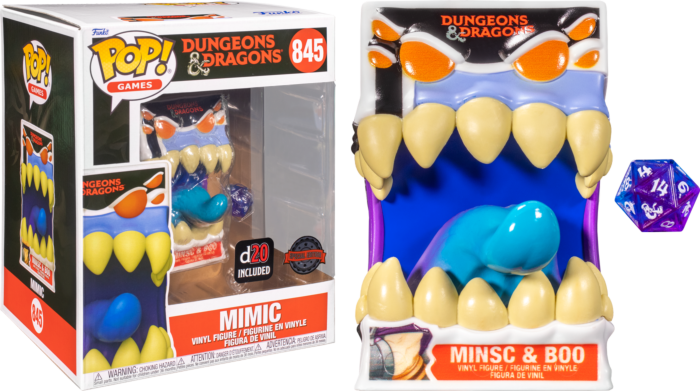 Dungeons &amp; Dragons - Mimic 6" Super Sized Pop! Vinyl Figure with Dice