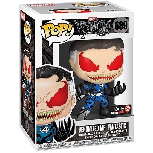 Marvel Venom- Venomized Mr. Fantastic Pop! Vinyl Figure (Gamestop Sticker Exclusive)
