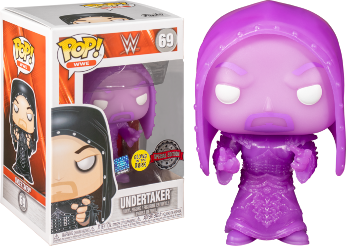 WWE - The Undertaker Hooded Glow in the Dark Pop! Vinyl Figure