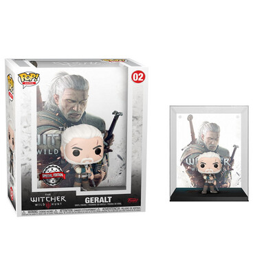 The Witcher- Geralt Pop! Game Covers Vinyl Figure
