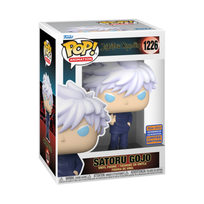 Jujutsu Kaisen- Gojo Unamsked Pop! Vinyl Figure (Wondrous Comic Con Exclusive 2023)