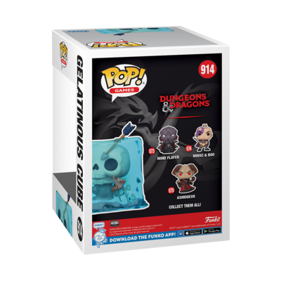 Dungeons &amp; Dragons- Blue Gelatinous Cube Pop! Vinyl Figure (Wondrous Comic Con Exclusive 2023) - alternate product image 2