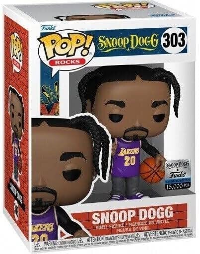 Pre-Order: Snoop Dogg - Snoop Dogg in Purple Lakers Jersey Pop! Vinyl Figure