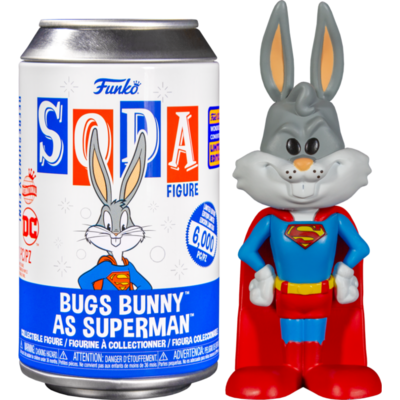 WB100- Bugs as Superman Soda Pop! Vinyl Figure (Wondrous Comic Con Exclusive 2023)