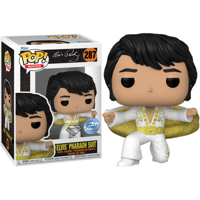 Elvis - Elvis Pharaoh Suit Diamond Glitter Pop! Vinyl Figure