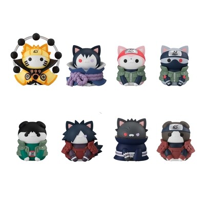 NARUTO SHIPPUDEN - MEGA CAT PROJECT - NYARUTO! LAST BATTLE VER. COMPLETE SET OF 9