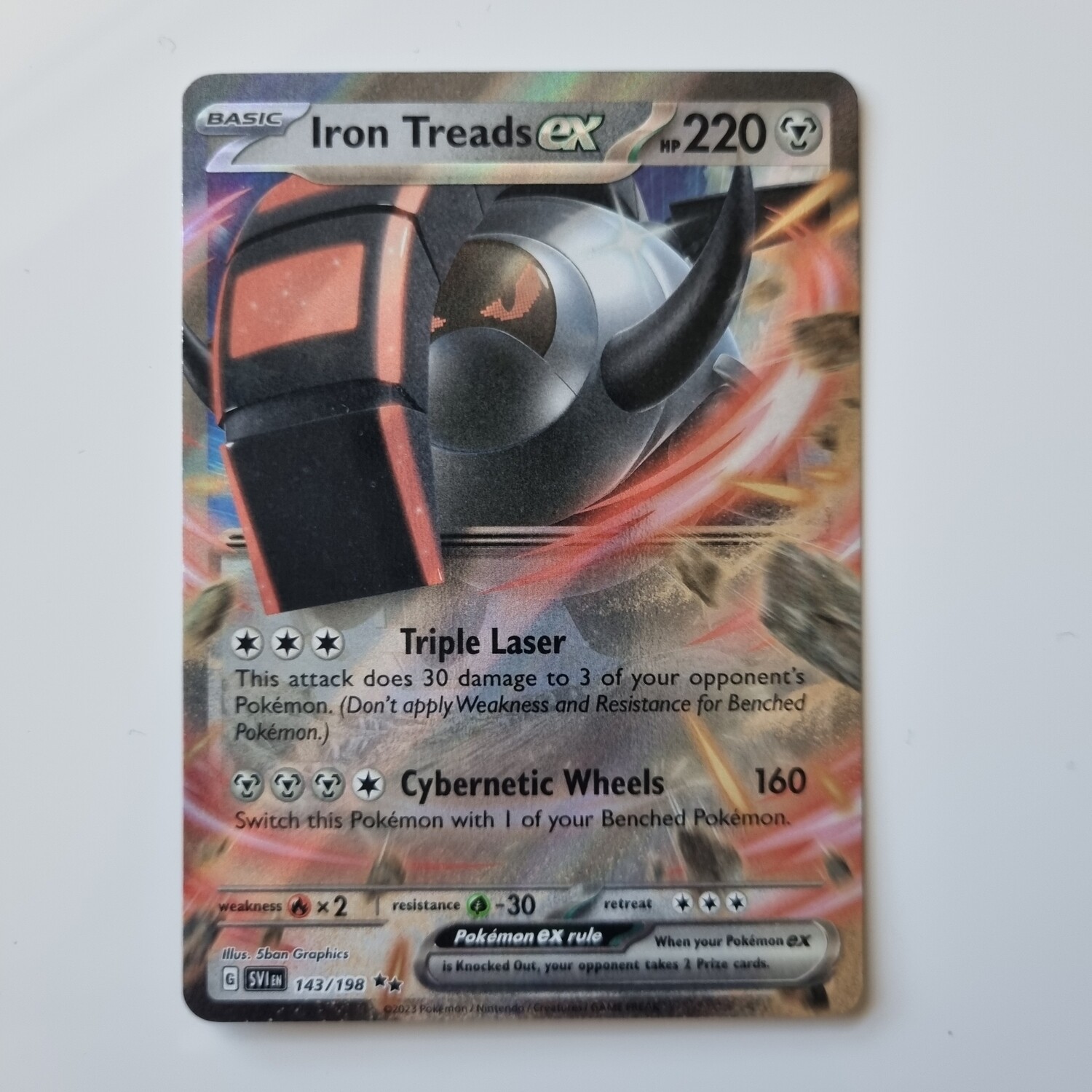 Pokemon Card- Iron Treads 