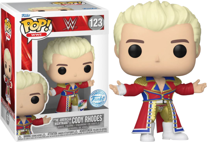WWE - “The American Nightmare” Cody Rhodes (WrestleMania 38) Pop! Vinyl ...