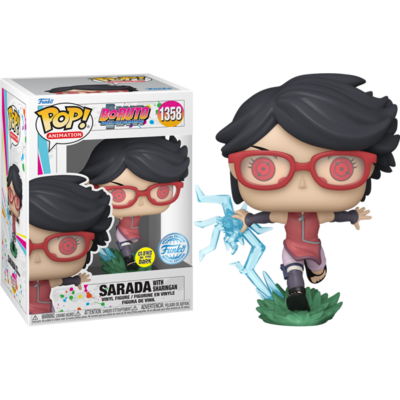 Boruto: Naruto Next Generations - Sarada with Sharingan Glow-in-the-Dark Pop! Vinyl Figure