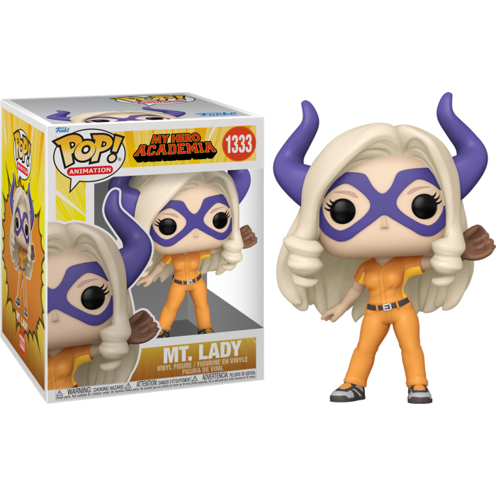 My Hero Academia - Mt. Lady Hero League Baseball 6&quot; Super Size Pop! Vinyl Figure