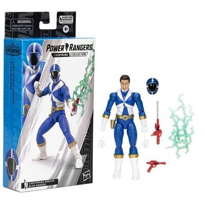 Power Rangers Lightspeed Rescue Lightning Collection Blue Ranger Figure