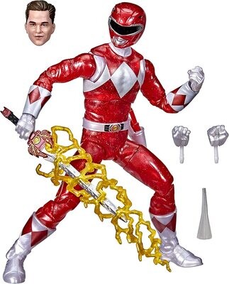 Power Rangers Mighty Morphin Metallic Red Ranger Lightning Collection (Box Minor Damaged) - alternate product image 2