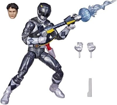 Power Rangers Mighty Morphin Metallic Black Ranger Lightning Collection - alternate product image 2