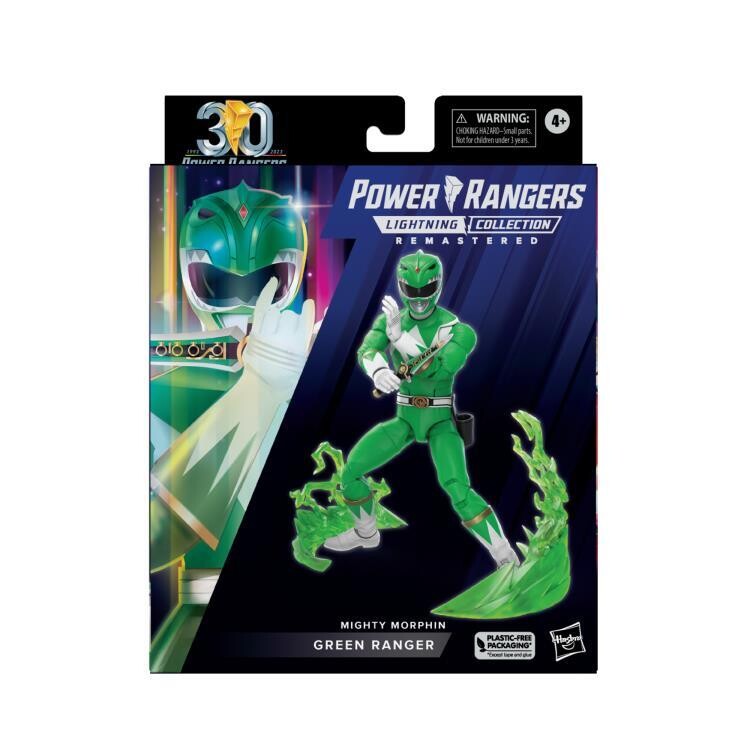 Mighty Morphin Power Rangers 30th Anniversary LIghtning Collection Green Ranger Remastered Figure