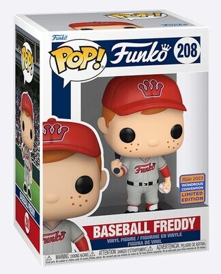 Funko- Baseball Freddy Funko Pop! Vinyl Figure (Red Hat)
