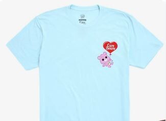 Funko Pop! T-Shirt Care Bears - Cheer Bear Flocked T-Shirt Pop! Tees (Size M)