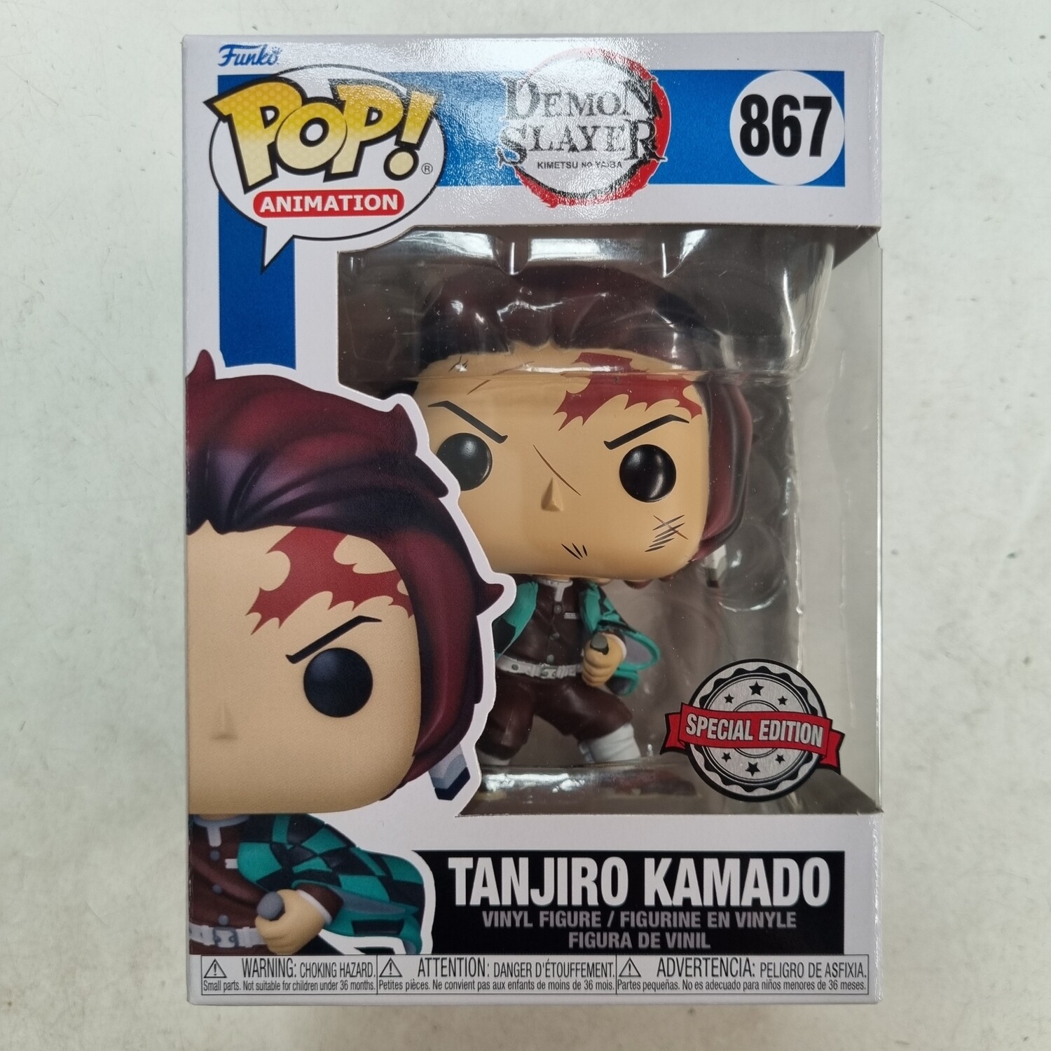 Demon Slayer - Tanjiro Kamado Battle Damaged Pop! Vinyl Figure