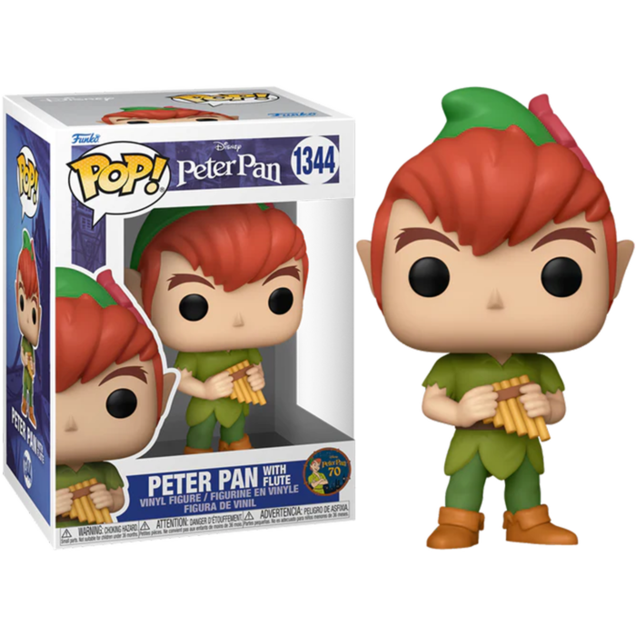 Peter Pan 70th Anniversary - Peter Pan with Flute Pop! Vinyl Figure