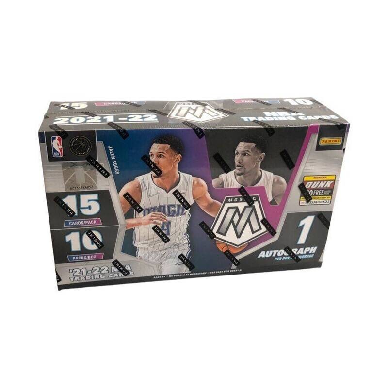 NBA - 2021/22 Mosaic Basketball TradingCards (Display of 10)