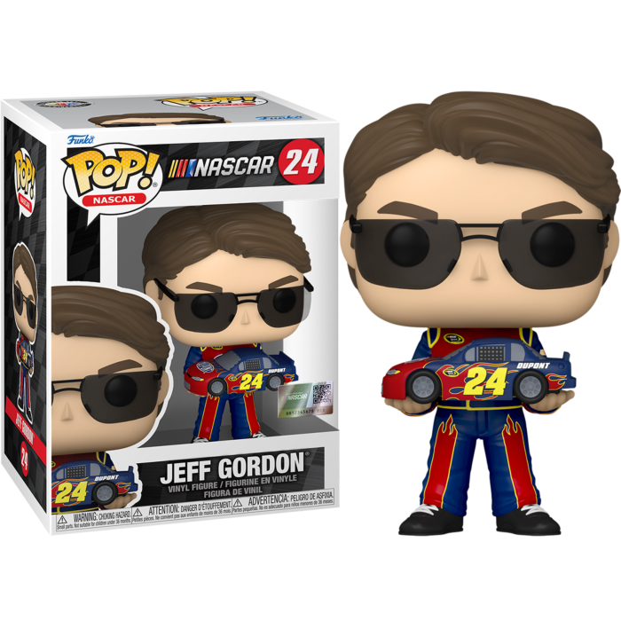 NASCAR - Jeff Gordon with Mini Car Pop! Vinyl Figure