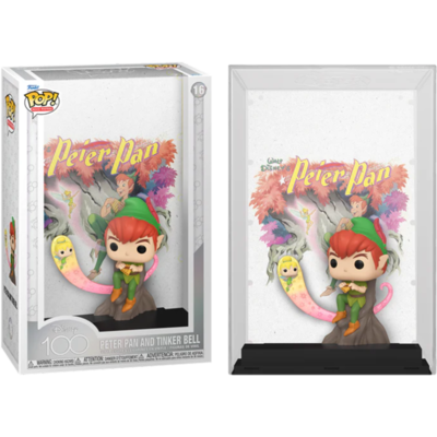 Disney - 100th Anniversary Peter Pan &amp; Tinker Bell Pop! Movie Poster Vinyl Figure