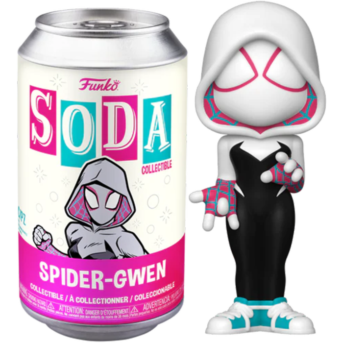 Pre-Order: Spider-Man: Across the Spider-Verse - Spider-Gwen Vinyl SODA Figure in Collector Can