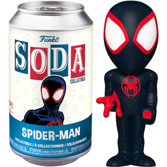 Spider-Man: Across the Spider-Verse - Spider-Man Miles Vinyl SODA Figure in Collector Can