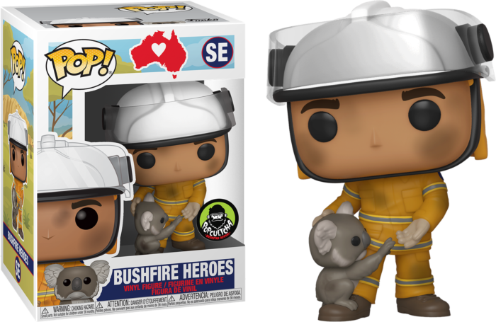 RSPCA National Bushfire Appeal - Bushfire Heroes Firefighter with Koala Pop! Vinyl Figure (Popcultcha Exclusive)