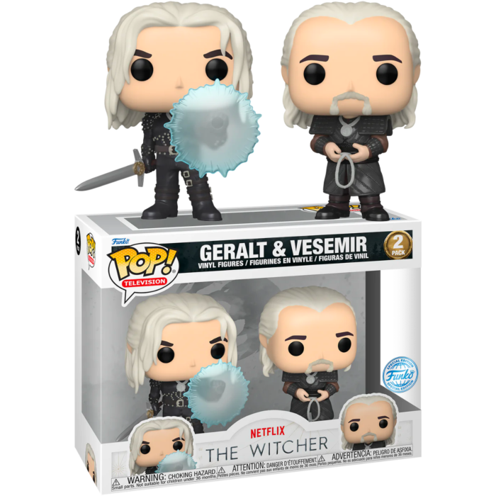 The Witcher (2019) - Geralt &amp; Vesemir Pop! Vinyl Figure 2-Pack
