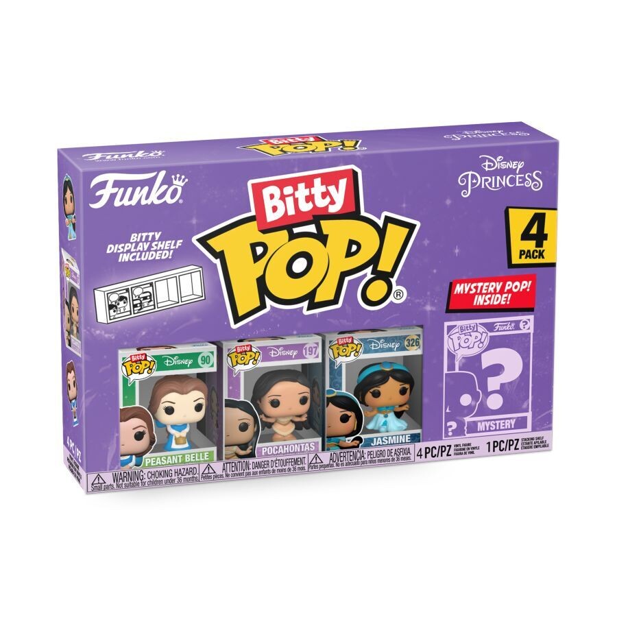 Disney Princess - Belle Bitty Pop! 4-Pack Vinly Figure