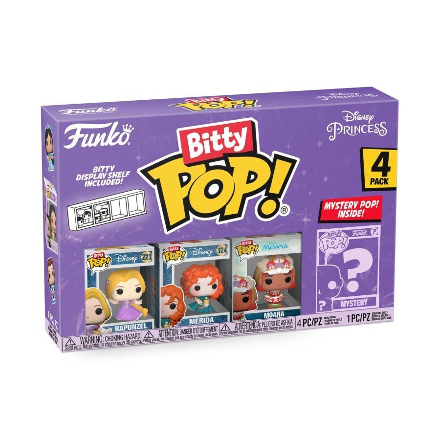 Disney Princess - Rapunzel Bitty Pop! 4-Pack Vinly Figure