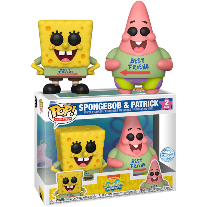SpongeBob Squarepants - Best Friends Pop! Vinyl Figure 2-Pack