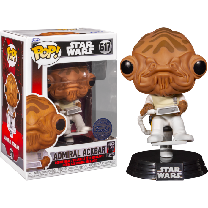 Star Wars Episode VI: Return of the Jedi - Admiral Ackbar 40th Anniversary Pop! Vinyl Figure