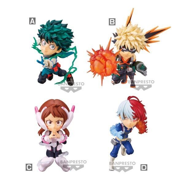 My Hero Academia - World Collectable Figure - Set of 4 Compelete
