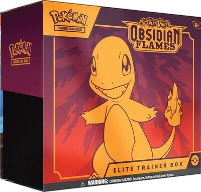 POKEMON TCG Scarlet &amp; Violet 3 Obsidian Flames Elite Trainer Box