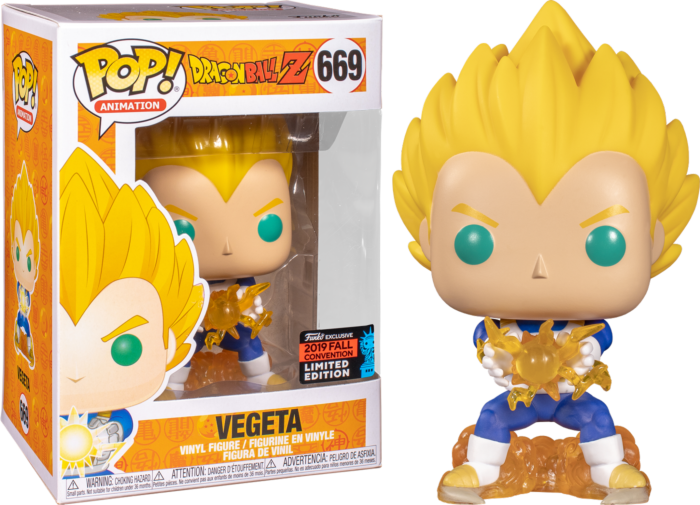 Dragon Ball Z- Vegeta Final Flash Pop! Vinyl Figure (2019 Fall Convention Exclusive)
