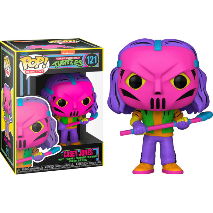 Teenage Mutant Ninja Turtles (Comic) - Casey Jones Blacklight Pop! Vinyl Figure