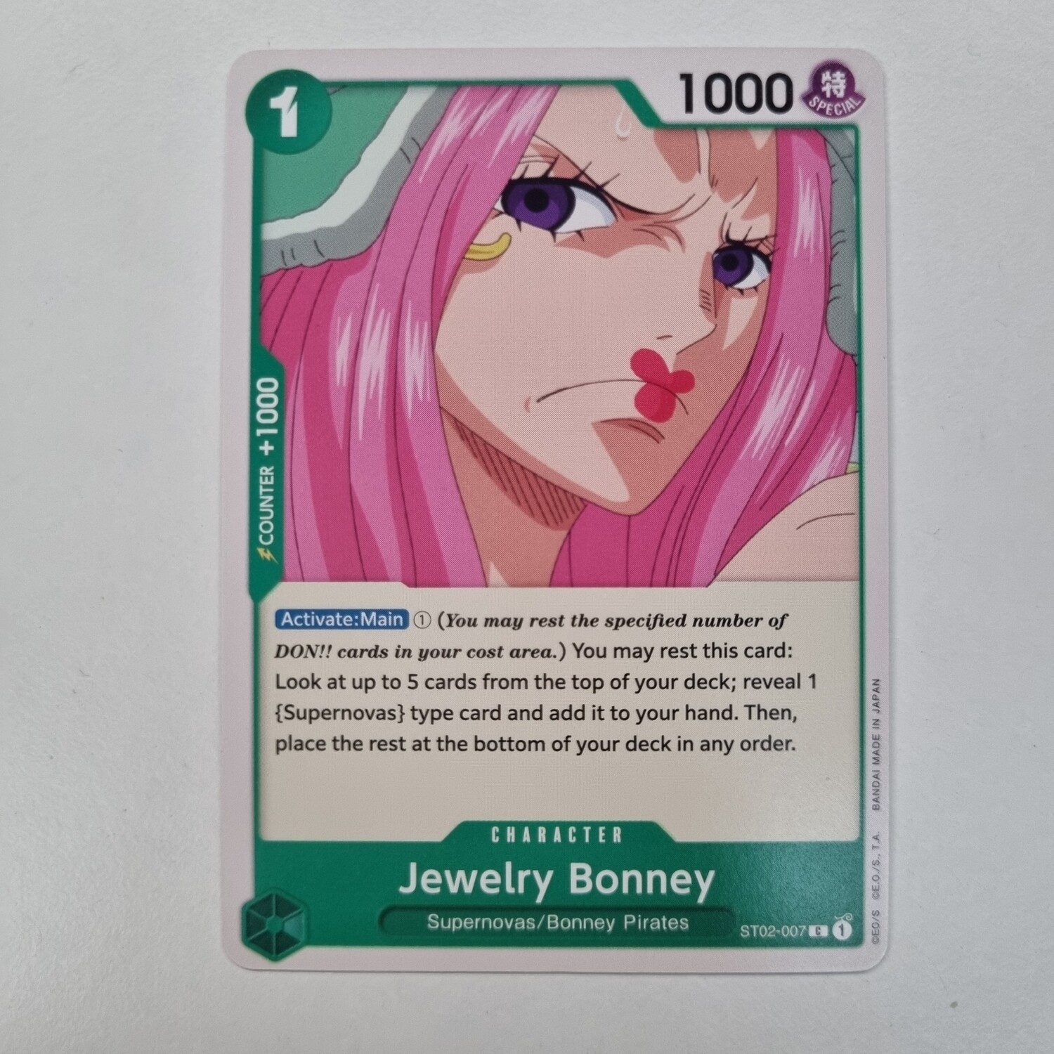 One Piece Card- Jewelry Bonney ST02-007