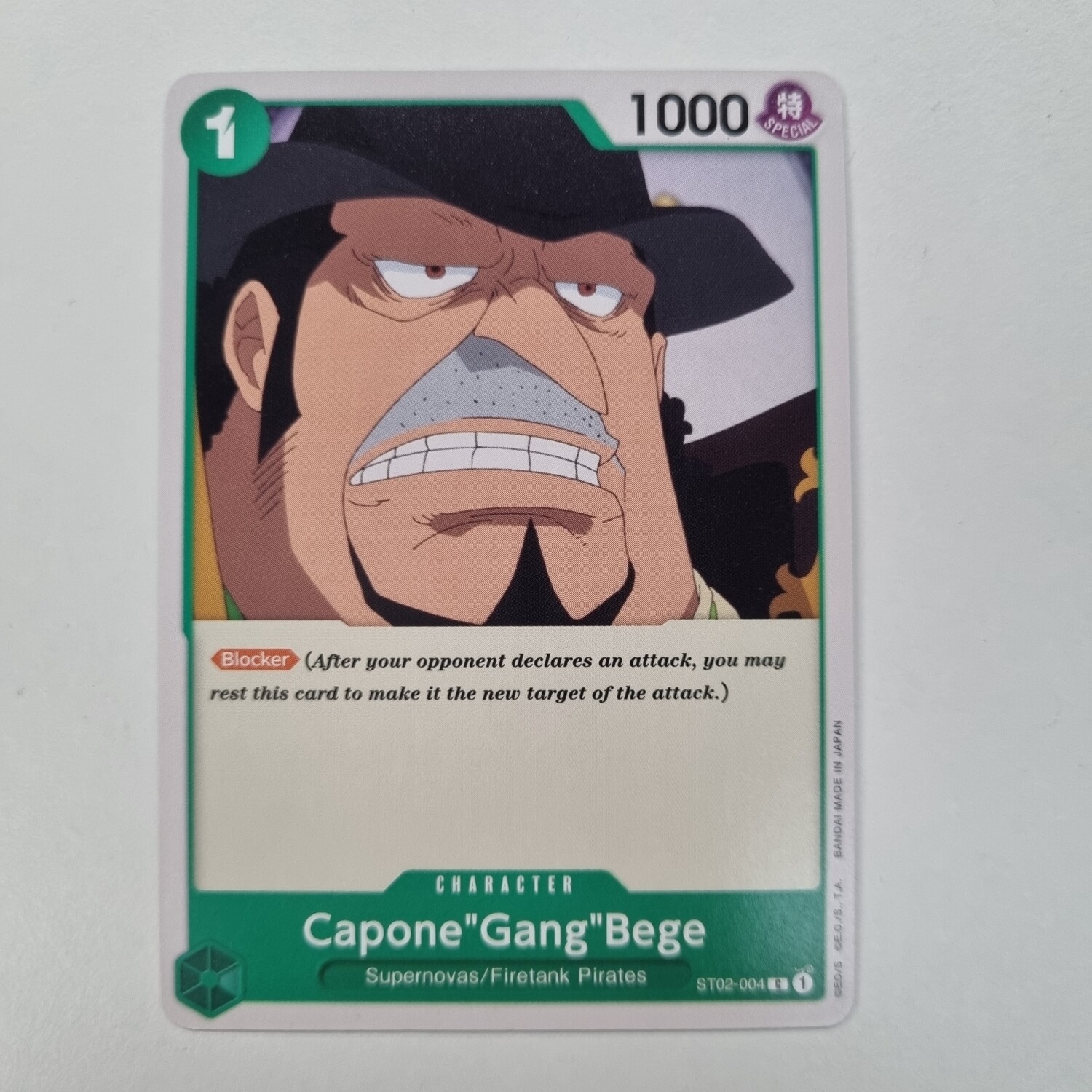One Piece Card- Capone Gang Bege ST02-004