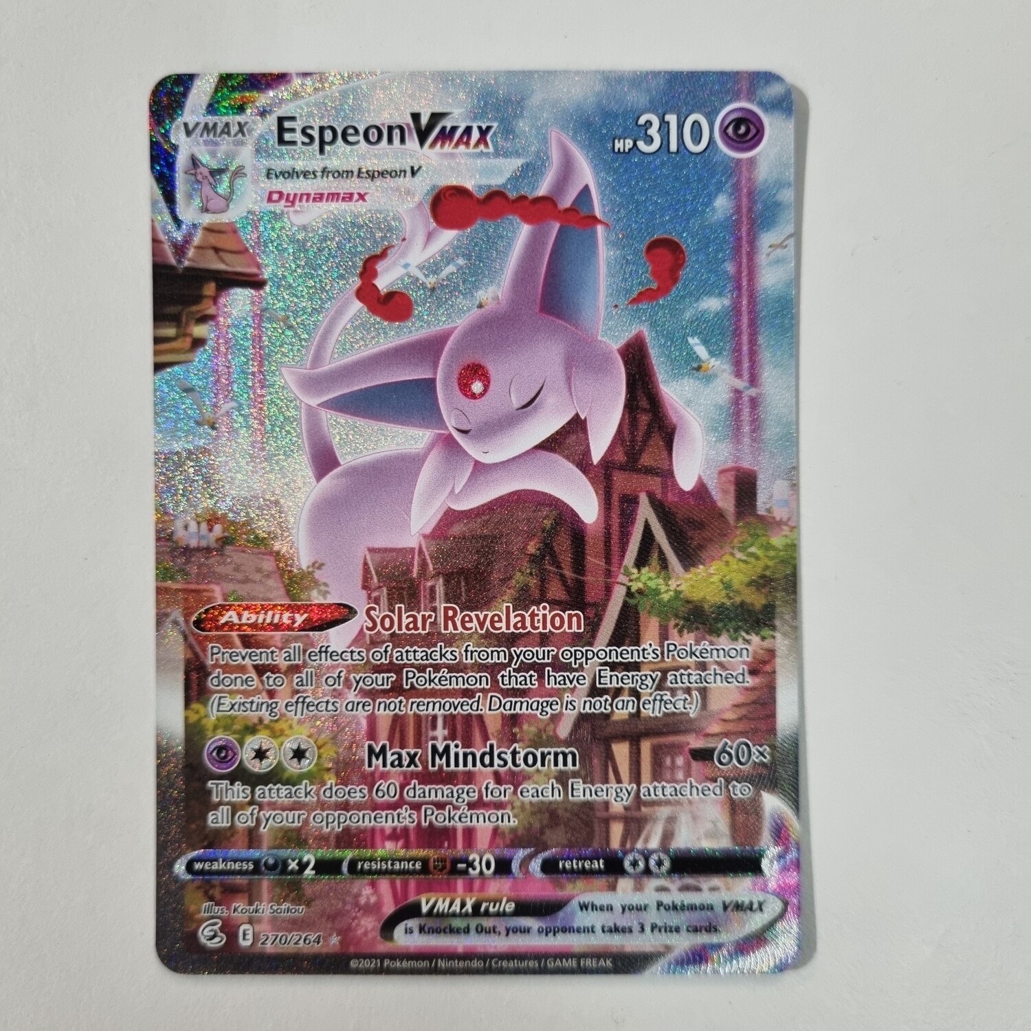 Pokemon Card- Espeon Vmax Alternate Art Secret Rare 270/264