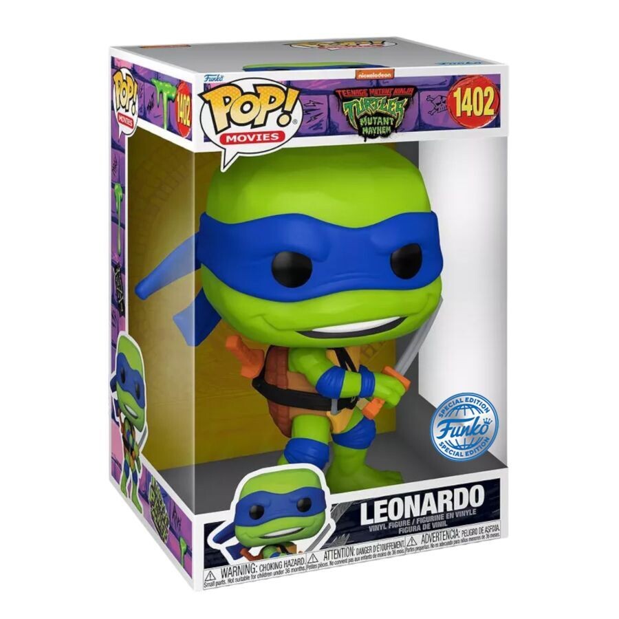 Pre-Order: Teenage Mutant Ninja Turtles: Mutant Mayhem - Leonardo 10&quot; Pop! Vinyl Figure