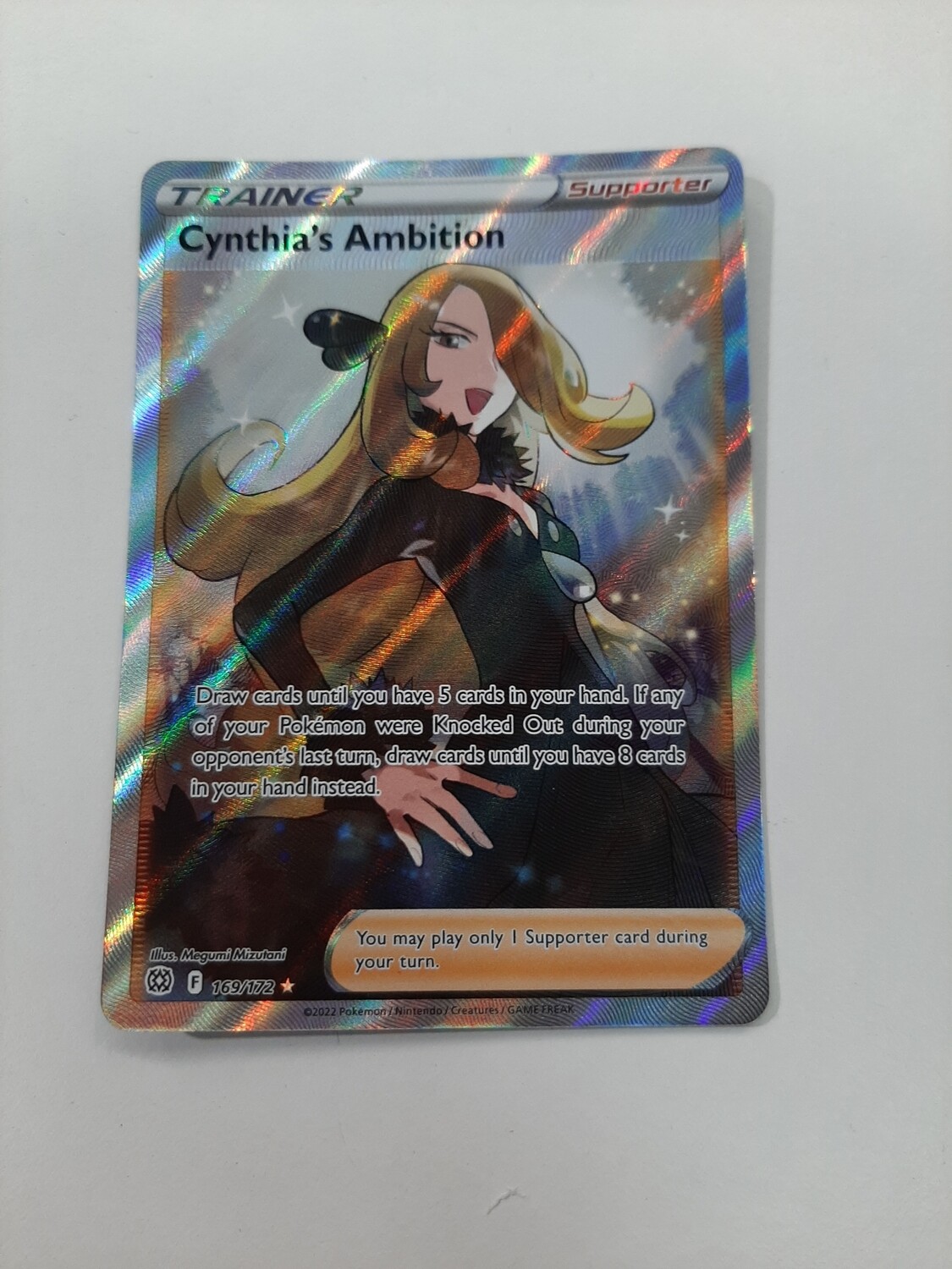 Pokemon Card- Cynthia's Ambition 169/172