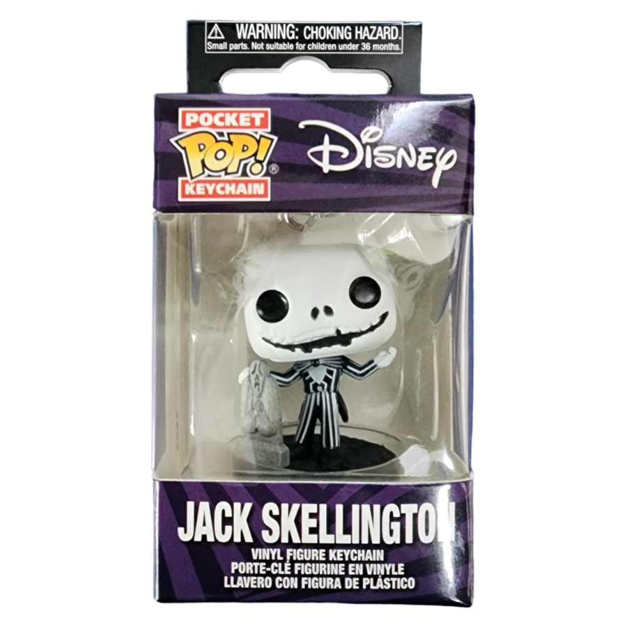 Nightmare Before Christmas - Jack Skellington 30th Anniversary Pocket Pop! Keychain Figure