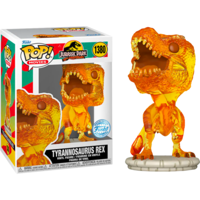 Jurassic Park - Tyrannosaurus Rex (Amber) Translucent Pop! Vinyl Figure