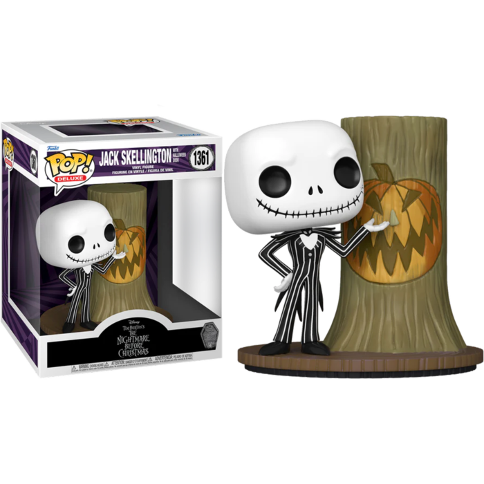 The Nightmare Before Christmas 30th Anniversary - Jack Skellington with Halloween Door Deluxe Pop! Vinyl Figure