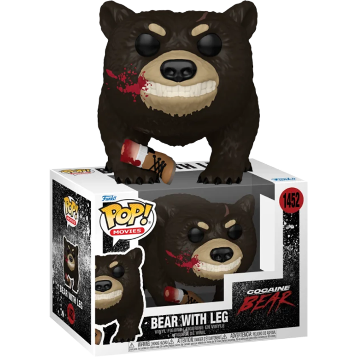 Cocaine Bear - Bear with Leg (Battle Damaged) Pop! Vinyl Figure