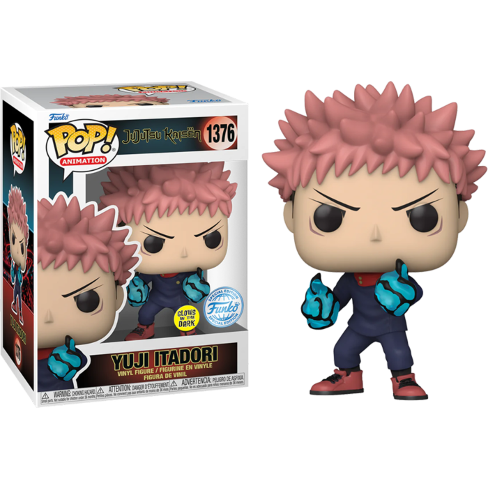 Jujutsu Kaisen - Yuji Itadori Diverge Glow-in-the-Dark Pop! Vinyl Figure