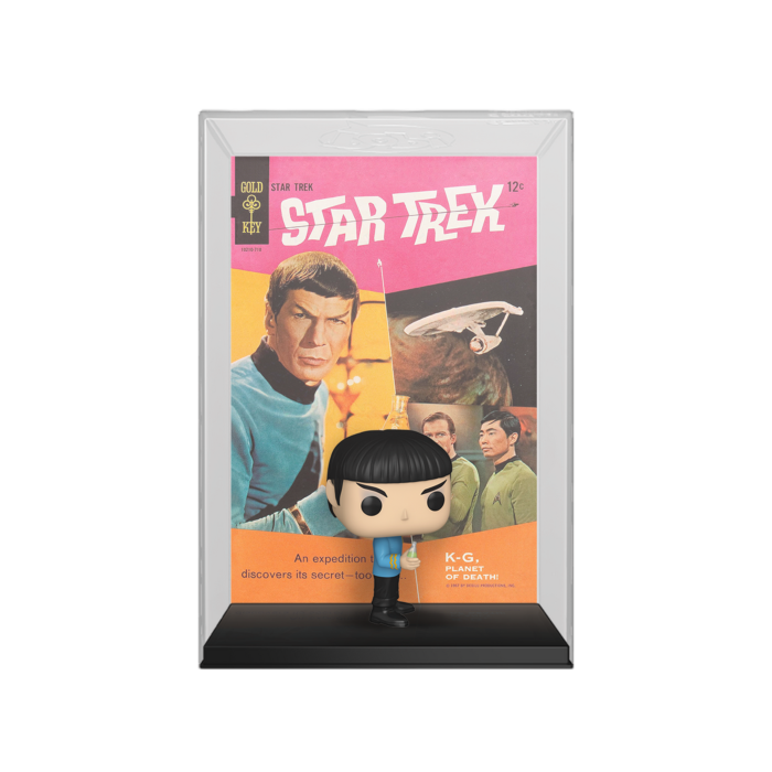 Star Trek - Spok in front of Star Trek Issue #1 Pop! Comic Covers Vinyl Figure