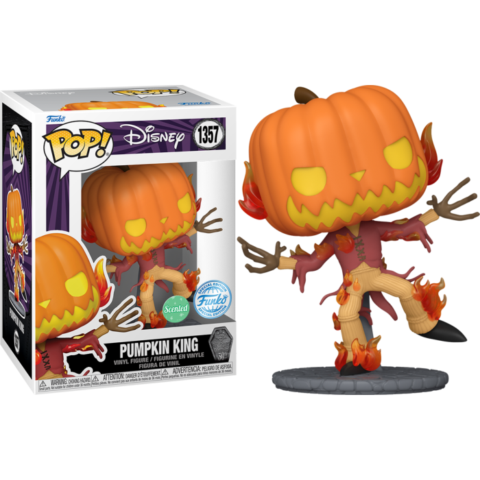 The Nightmare Before Christmas 30th Anniversary - Pumpkin King Scented Pop! Vinyl Figure