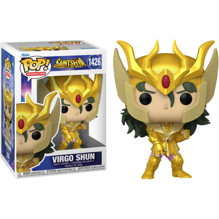 Pre-Order: Saint Seiya: Knights of the Zodiac - Virgo Shun in Gold Suit Pop! Vinyl Figure